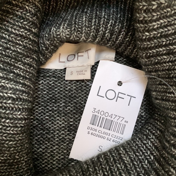 LOFT Stitchy Turtleneck Sweater NEW! - Picture 10 of 10